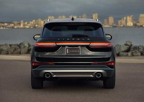 The rear lighting of the 2024 Lincoln Corsair® SUV spans the entire width of the vehicle. | Mark McLarty Lincoln in North Little Rock AR