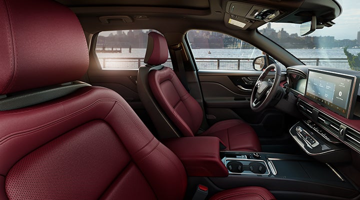 The available Perfect Position front seats in the 2024 Lincoln Corsair® SUV are shown. | Mark McLarty Lincoln in North Little Rock AR