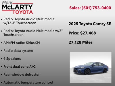 2025 Toyota CAMRY SE