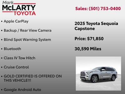 2025 Toyota SEQUOIA 4WD Capstone