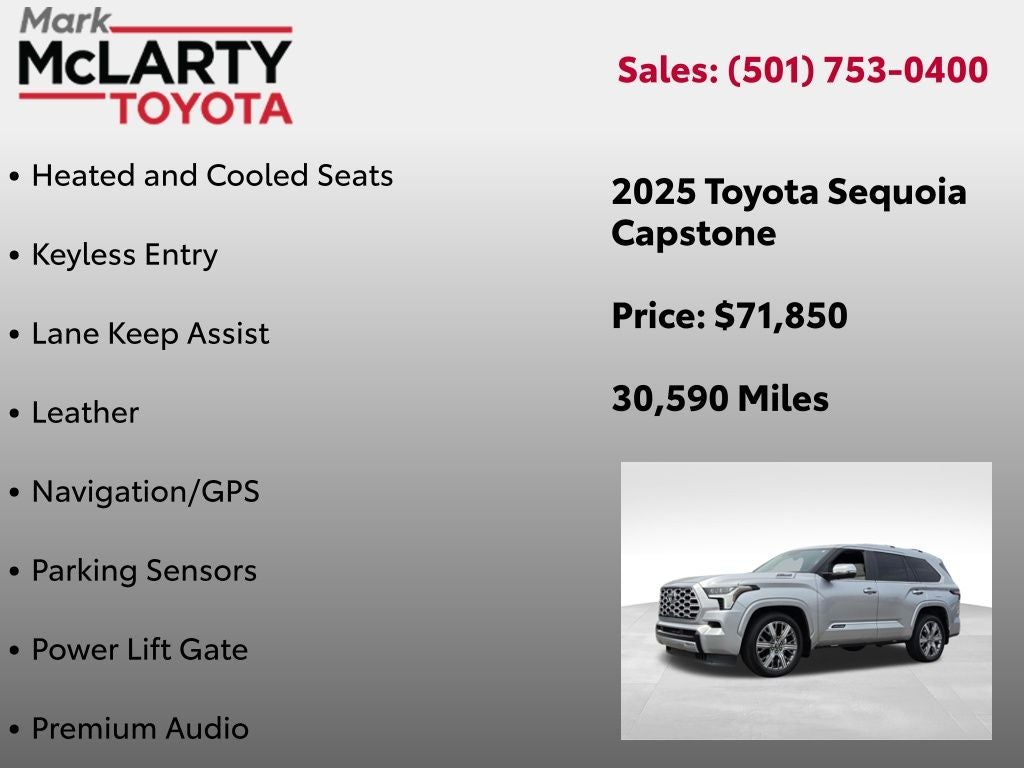 2025 Toyota SEQUOIA 4WD Capstone