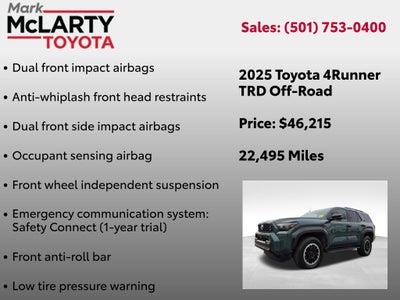 2025 Toyota 4RUNNER TRD Off-Road