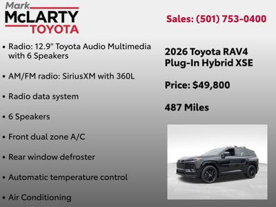 2026 Toyota RAV4 XSE XSE
