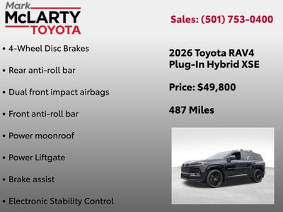 2026 Toyota RAV4 XSE XSE