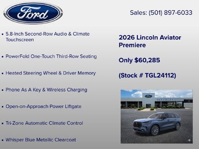 2026 Lincoln Aviator Premiere Premium