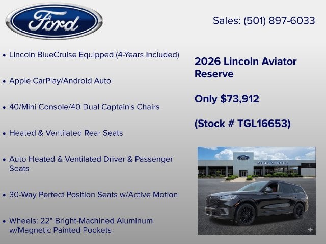 2026 Lincoln Aviator Reserve Premium