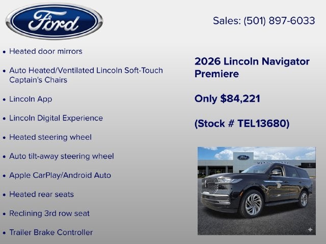 2026 Lincoln Navigator Premiere