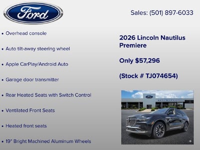 2026 Lincoln Nautilus Premiere