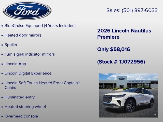 2026 Lincoln Nautilus Premiere
