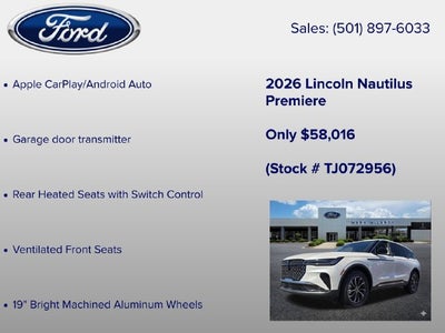 2026 Lincoln Nautilus Premiere