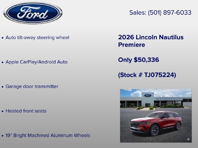 2026 Lincoln Nautilus Premiere