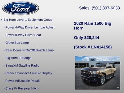 2020 RAM 1500 Big Horn/Lone Star