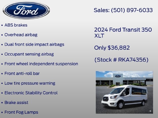 2024 Ford Transit-350 XLT