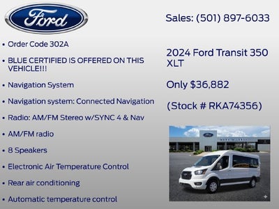2024 Ford Transit-350 XLT