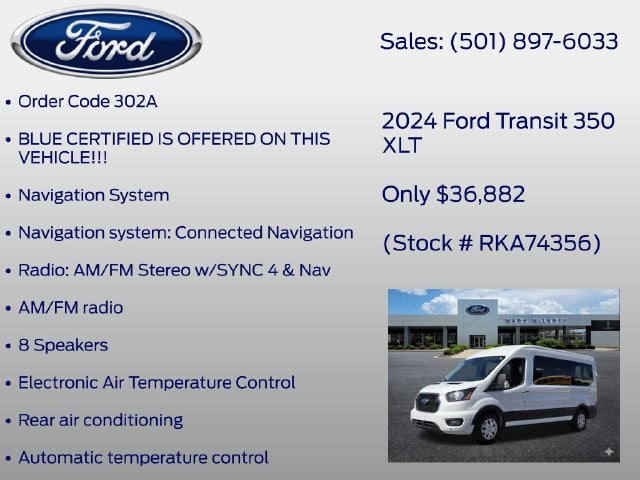 2024 Ford Transit-350 XLT