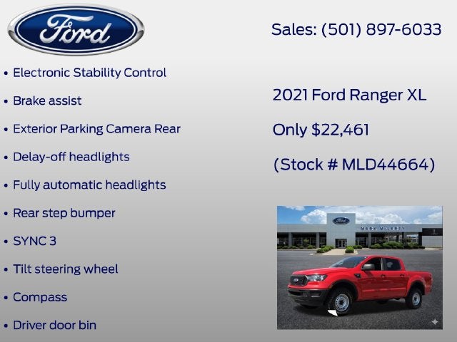 2021 Ford Ranger XL
