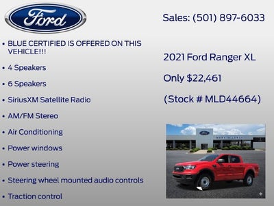 2021 Ford Ranger XL