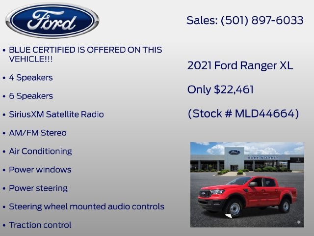 2021 Ford Ranger XL