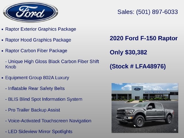 2020 Ford F-150 Raptor