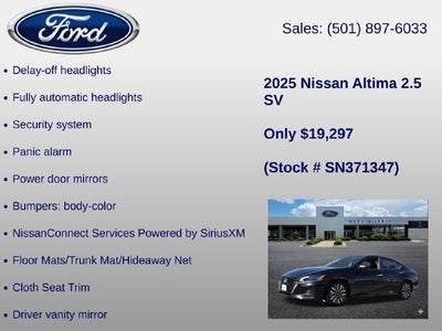 2025 Nissan Altima 2.5 SV