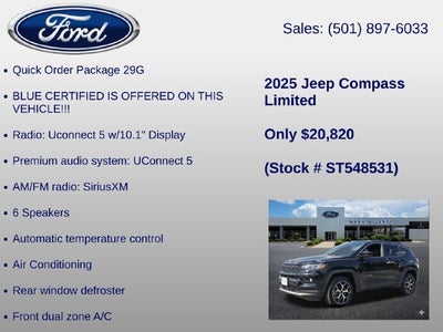 2025 Jeep Compass Limited