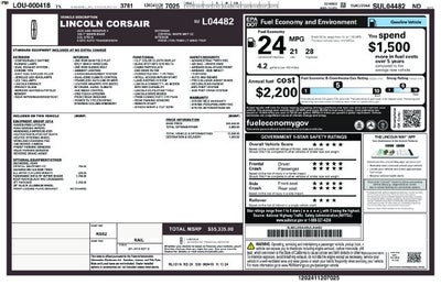 2025 Lincoln Corsair Reserve