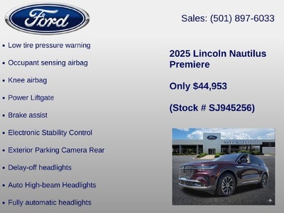 2025 Lincoln Nautilus Premiere