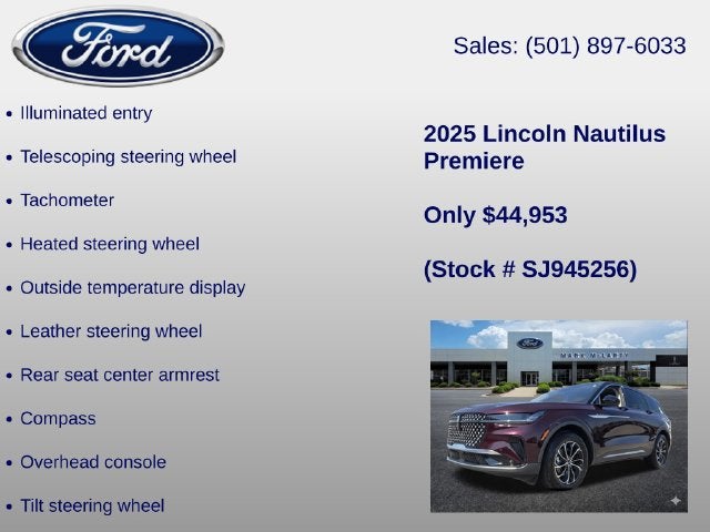 2025 Lincoln Nautilus Premiere