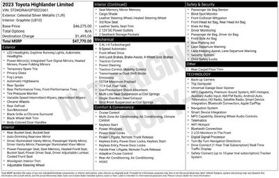 2023 Toyota Highlander Limited