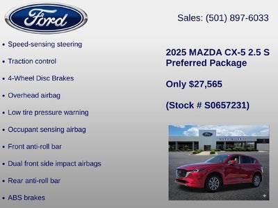 2025 Mazda Mazda CX-5 2.5 S Preferred Package