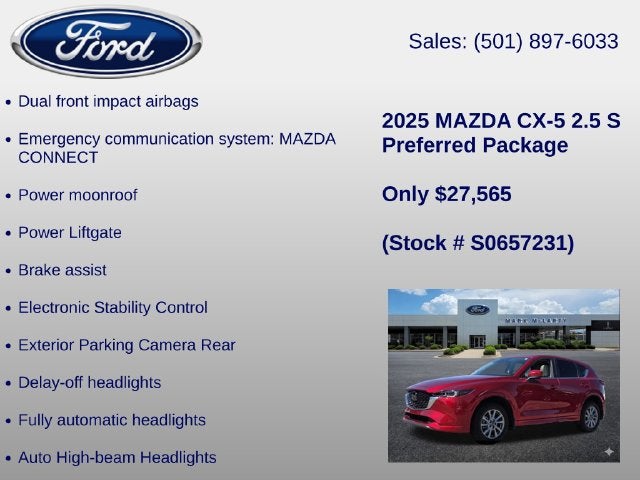 2025 Mazda Mazda CX-5 2.5 S Preferred Package