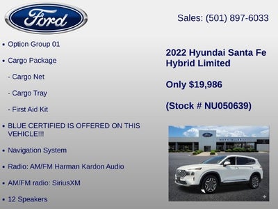 2022 Hyundai Santa Fe Hybrid Limited
