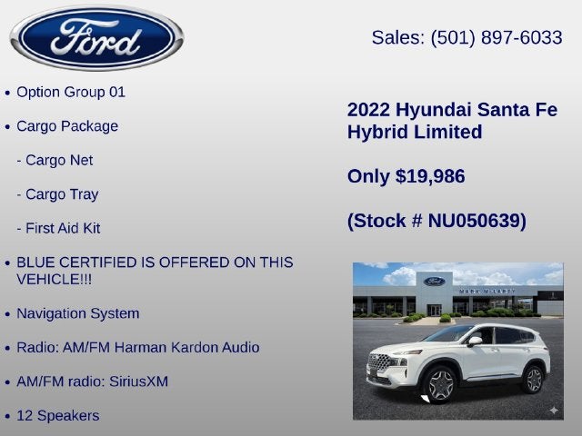 2022 Hyundai Santa Fe Hybrid Limited