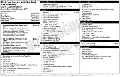 2021 Jeep Wrangler Unlimited Sport Altitude