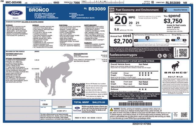 2024 Ford Bronco Big Bend
