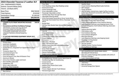 2023 Chevrolet Traverse LT Leather