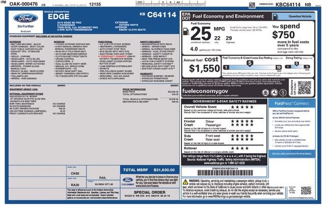2019 Ford Edge SE