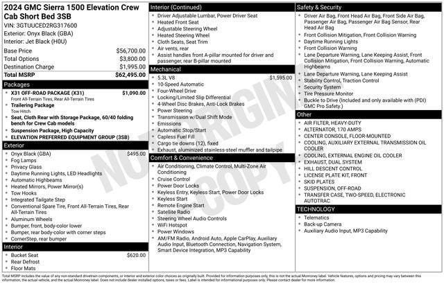 2024 GMC Sierra 1500 Elevation
