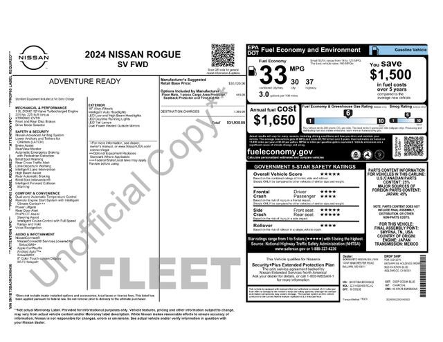 2024 Nissan Rogue SV
