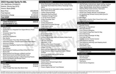 2023 Hyundai Santa Fe SEL