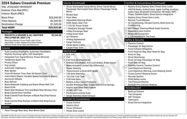 2024 Subaru Crosstrek Premium