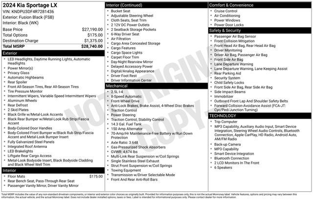 2024 Kia Sportage LX