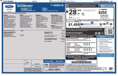 2021 Ford EcoSport SE