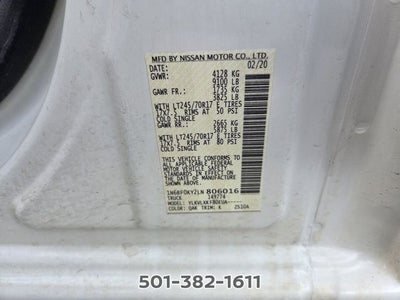 2020 Nissan NV2500 HD SV Standard Roof