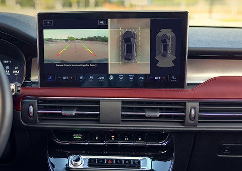 The driver of a 2024 Lincoln Corsair® SUV is shown selecting the drive mode. | Mark McLarty Lincoln in North Little Rock AR