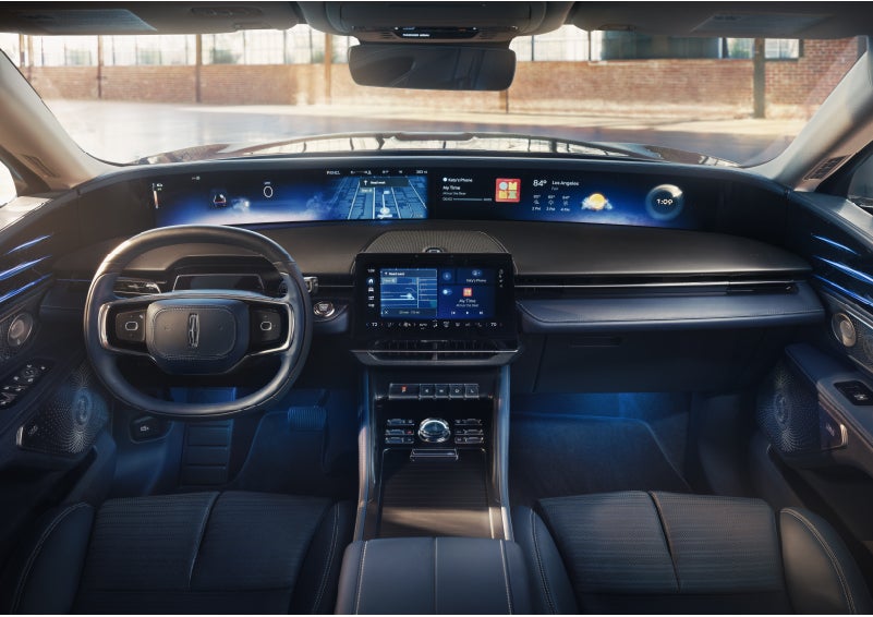 The panoramic display is shown in a 2026 Lincoln Nautilus® SUV. | Mark McLarty Lincoln in North Little Rock AR