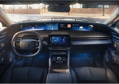 The panoramic display is shown in a 2026 Lincoln Nautilus® SUV. | Mark McLarty Lincoln in North Little Rock AR