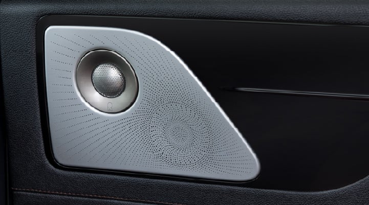 A close-up view of the available Revel® Ultima 3D Audio System. | McLarty Lincoln in North Little Rock AR