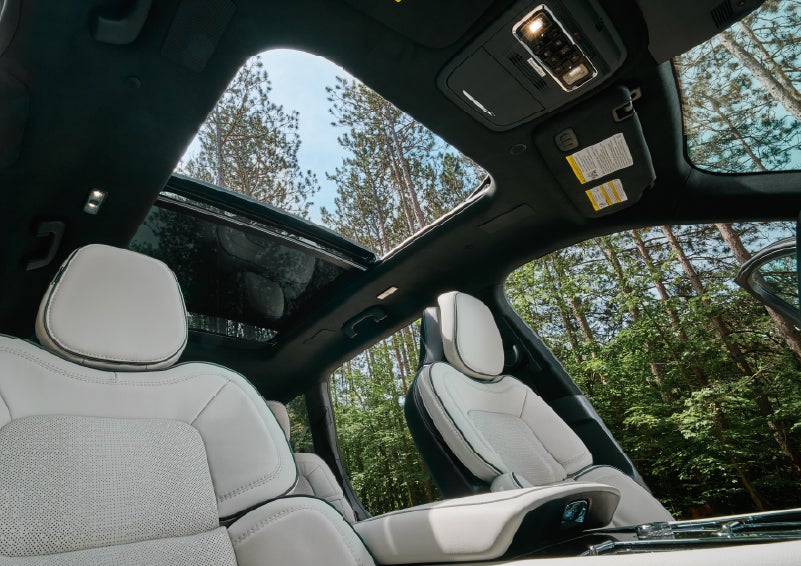 The front seats of a 2027 Lincoln Aviator® Black Label™ SUV | McLarty Lincoln in North Little Rock AR