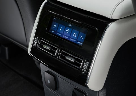 The second row touch screen displays audio and temperature control settings. | McLarty Lincoln in North Little Rock AR